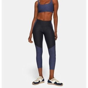 Outdoor Voices Navy/Black Colorblock 3/4 Leggings - Small